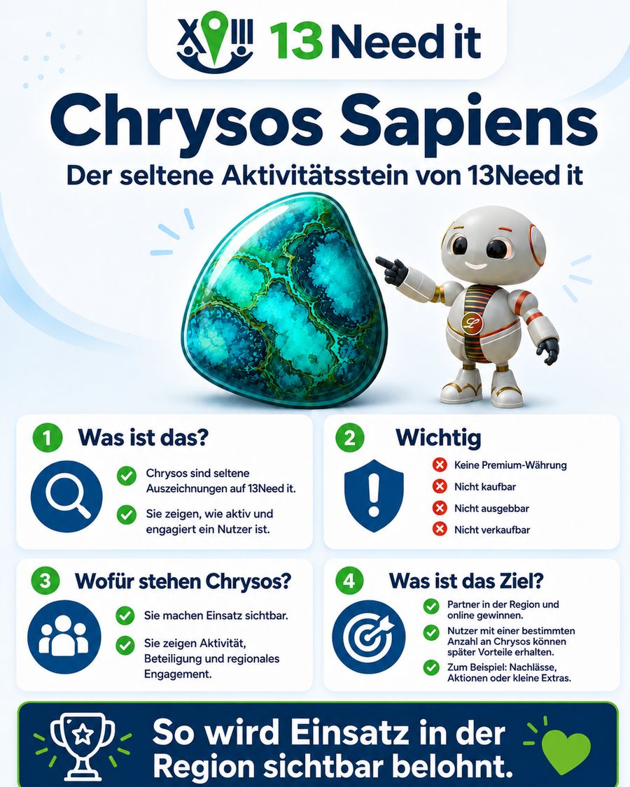 Chrysos Sapiens – Erklärung zu Chrysos als Aktivitätsstein von 13Need it